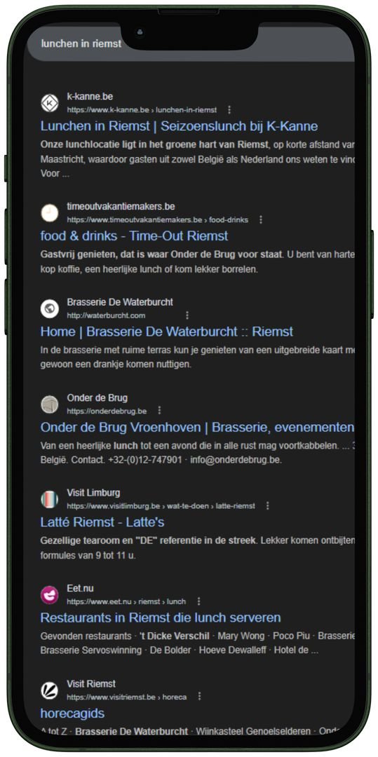 K-Kanne lunchen in riemst Google